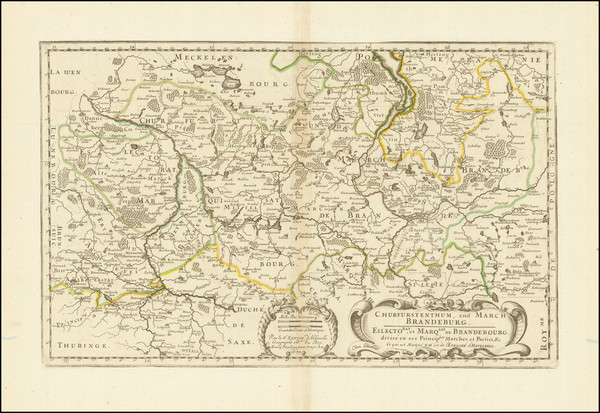 64-Norddeutschland Map By Nicolas Sanson