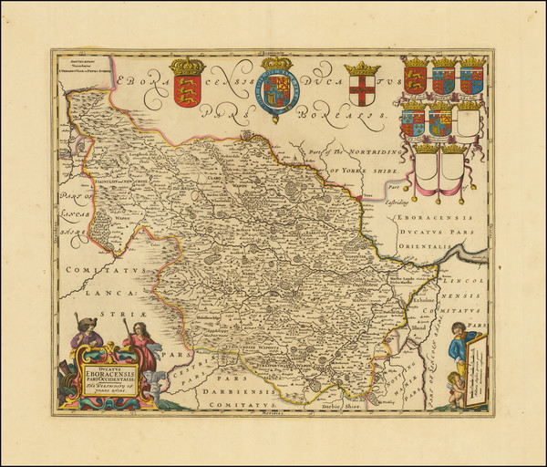 0-British Counties Map By Valk & Schenk