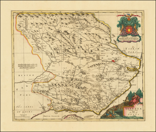 6-Scotland Map By Valk & Schenk