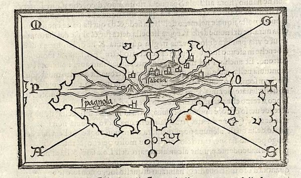 5-Caribbean Map By Benedetto Bordone