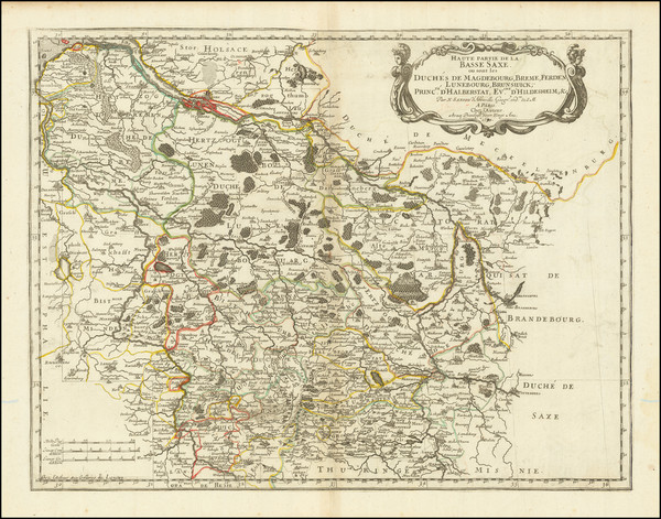 27-Norddeutschland Map By Nicolas Sanson