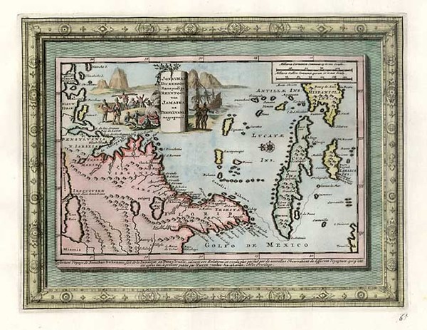 82-Mid-Atlantic, Southeast and Caribbean Map By Pieter van der Aa