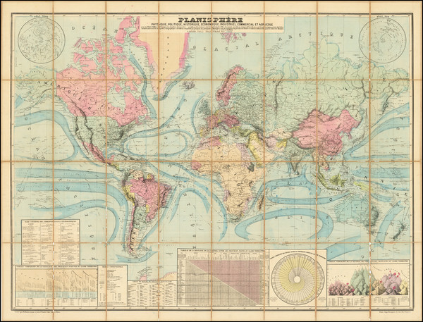 29-World Map By Artheme Fayard / R Barbot