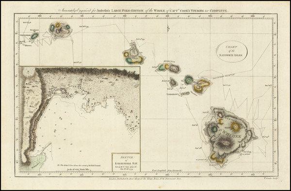 5-Hawaii and Hawaii Map By James Cook