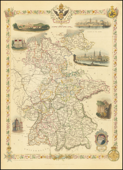 35-Germany Map By John Tallis