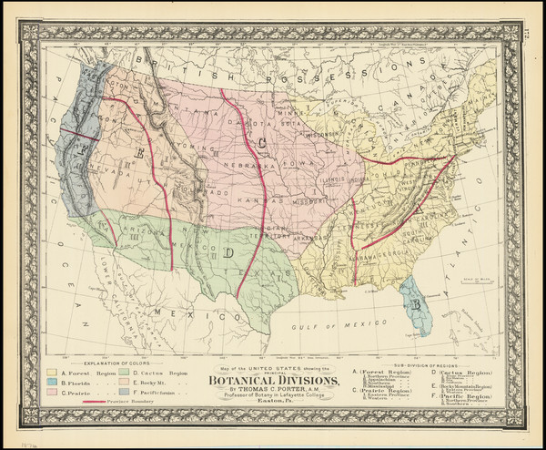 75-United States Map By O.W. Gray