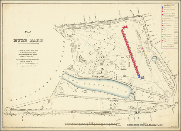 16-London Map By T.K. King / Quartermaster General's Department