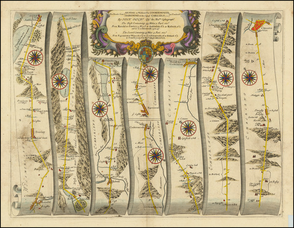 69-England Map By John Ogilby