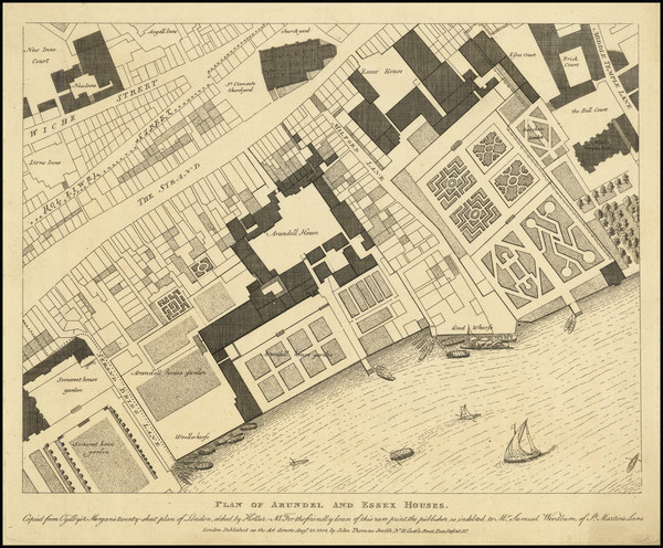 23-London Map By John  Thomas Smith