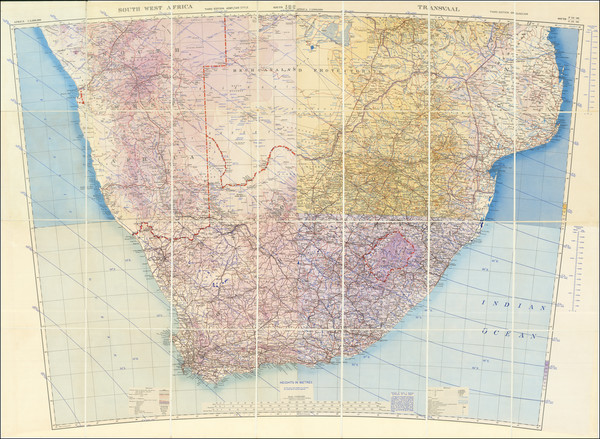 85-South Africa Map By War Office