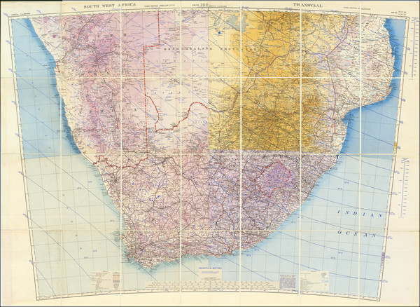 25-South Africa Map By War Office