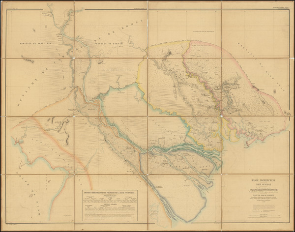 2-Thailand, Cambodia, Vietnam Map By Depot de la Marine