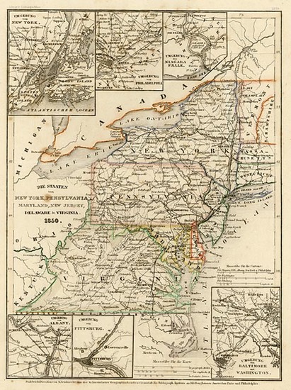 80-Mid-Atlantic and Southeast Map By Joseph Meyer