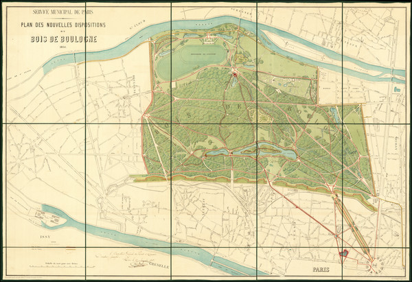 28-Paris and Île-de-France Map By Service Municipal de Paris