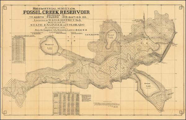 80-Colorado and Colorado Map By L.G. Carpenter