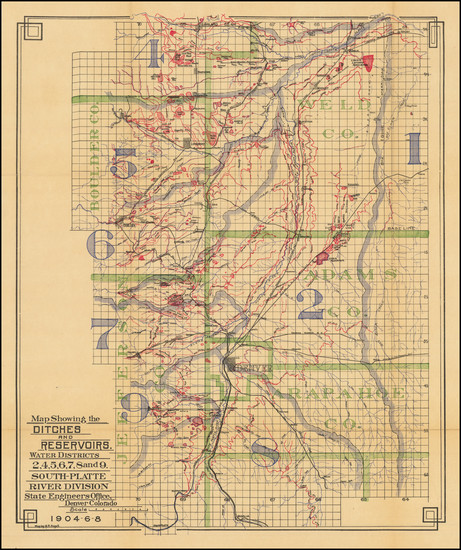 33-Colorado and Colorado Map By G. A. Angell