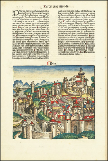 64-Other Italian Cities Map By Hartmann Schedel