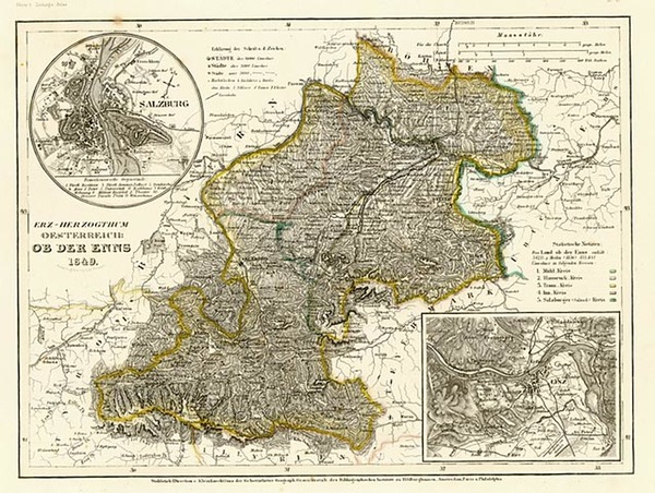 76-Europe and Austria Map By Joseph Meyer