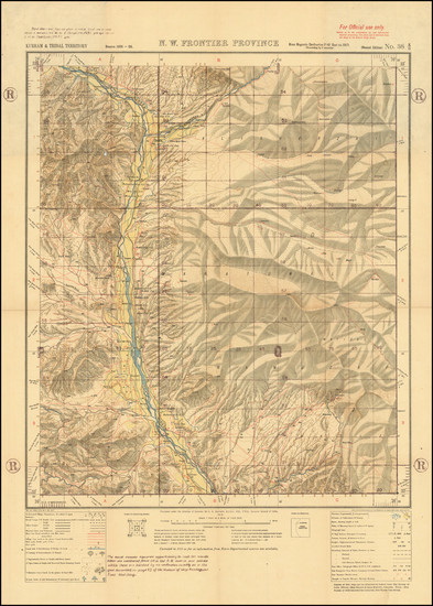 12-Pakistan Map By Surveyor General of India