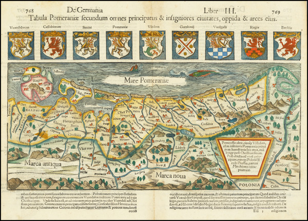 8-Poland, Baltic Countries and Norddeutschland Map By Sebastian Munster