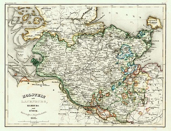 81-Europe and Germany Map By Joseph Meyer