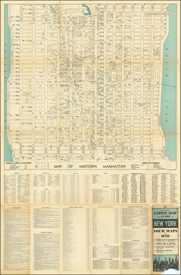 56-New York City Map By Geographia