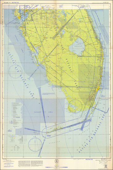 80-Florida and World War II Map By U.S. Coast & Geodetic Survey