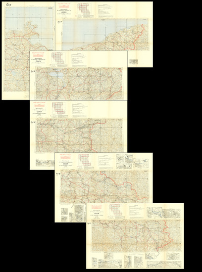 93-Poland, World War II and Germany Map By Reichsamt für Landesaufnahme