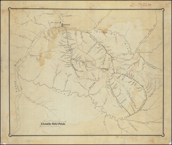 51-Alaska and Western Canada Map By Tappan Adney