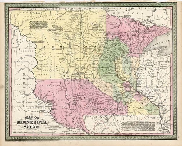 8-Midwest and Plains Map By Thomas, Cowperthwait & Co.