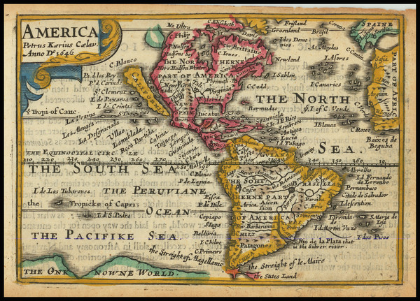 72-California as an Island and America Map By John Speed