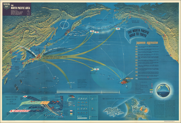 87-Europe, Mediterranean, Pictorial Maps and World War II Map By Educational Service Section / U.S