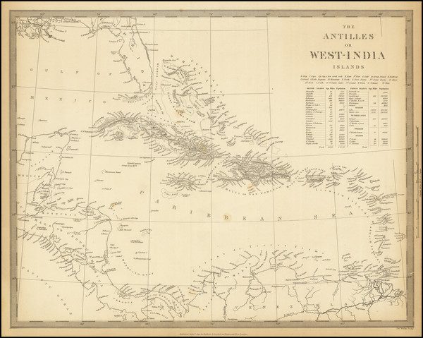 67-Caribbean Map By SDUK