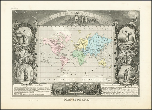 1-World Map By Victor Levasseur