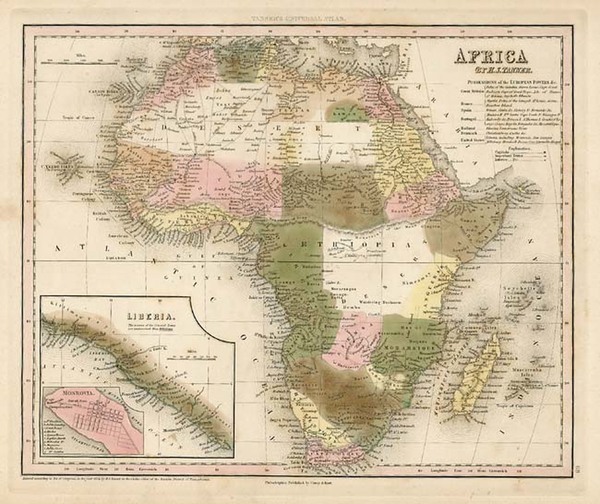 20-Africa and Africa Map By Henry Schenk Tanner