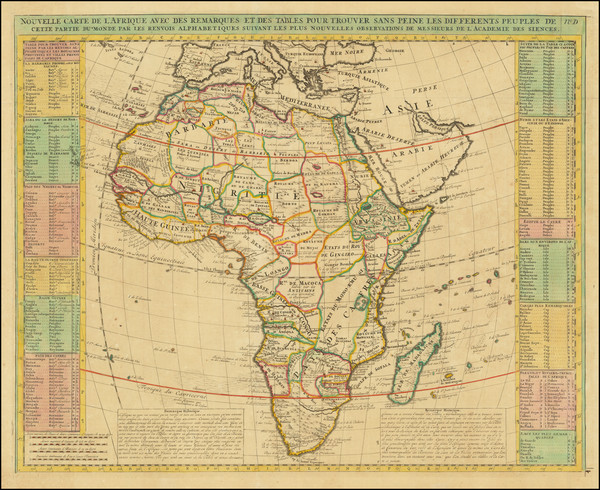 34-Africa Map By Henri Chatelain