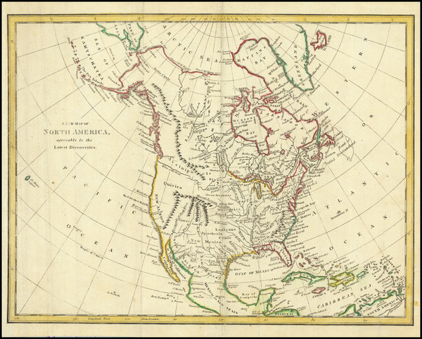 56-North America Map By Robert Wilkinson