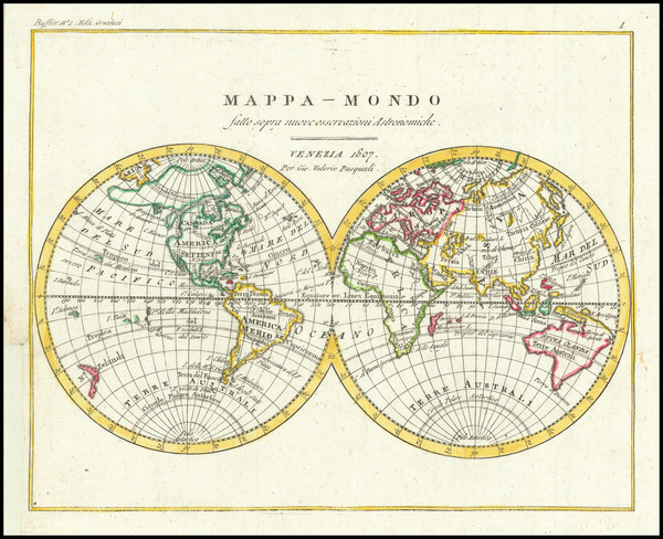 29-World Map By Giovanni Valerio Pasquali