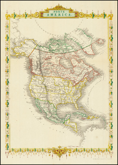 94-North America Map By John Rapkin