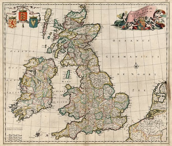 31-Europe and British Isles Map By Frederick De Wit