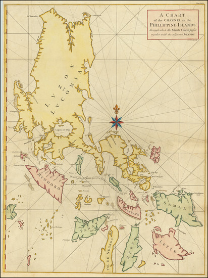 55-Philippines Map By George Anson / Richard William Seale