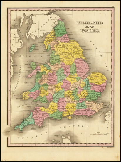 60-England Map By Anthony Finley