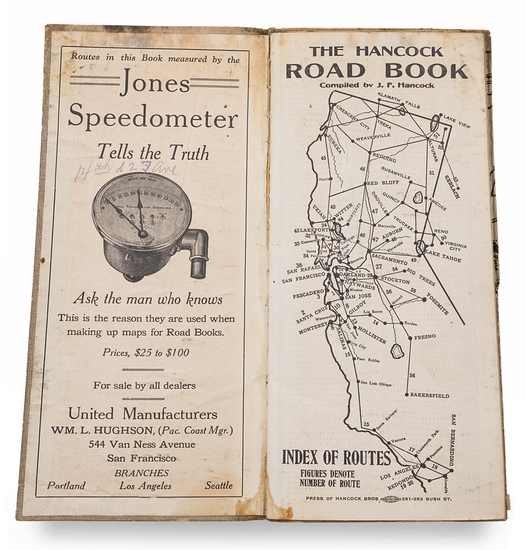 19-California and Rare Books Map By Hancock Bros.