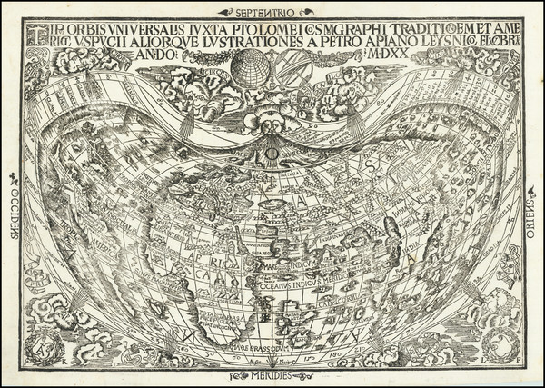 70-World Map By Peter Apian