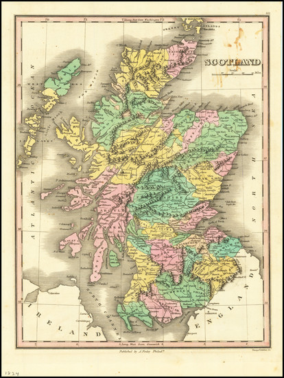 50-Scotland Map By Anthony Finley