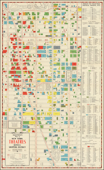 63-New York City Map By Hagstrom Company Inc.