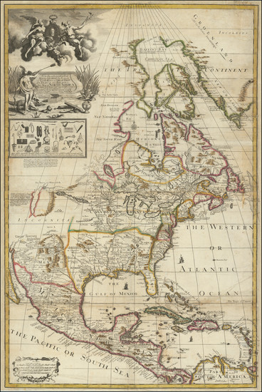 3-United States, North America and Canada Map By George Willdey