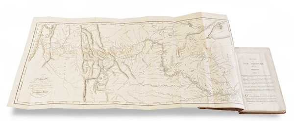 13-United States, Midwest, Plains, Southwest, Rocky Mountains and Canada Map By William Clark  &am