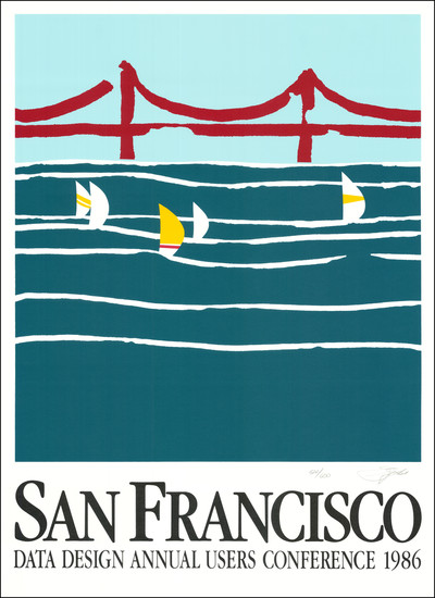 28-San Francisco & Bay Area and Travel Posters Map By Anonymous