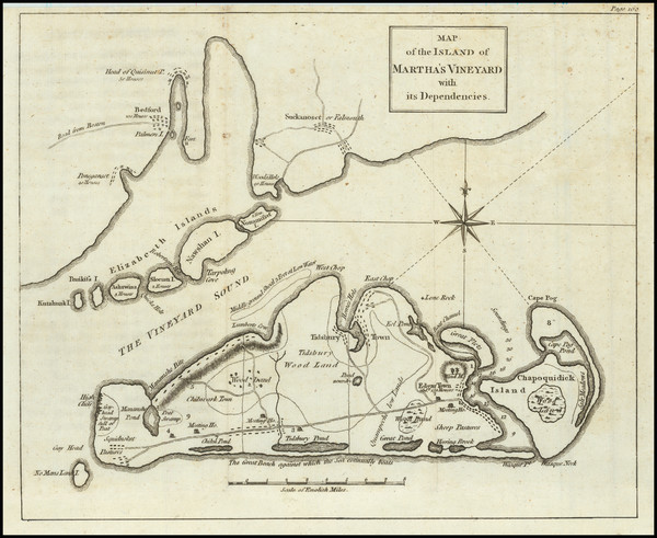 49-Massachusetts Map By Michel Guillaume St. Jean De Crevecoeur